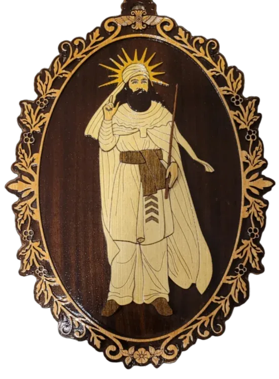 Asho Zarathushtra in Oval Frame