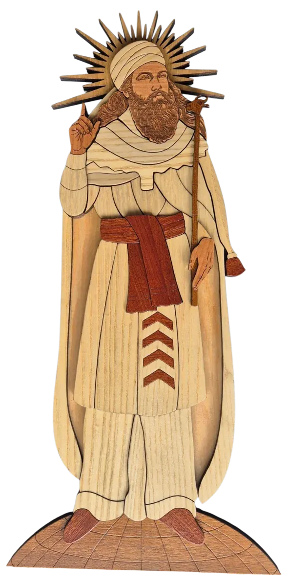 Asho Zarathushtra Standing, view 2