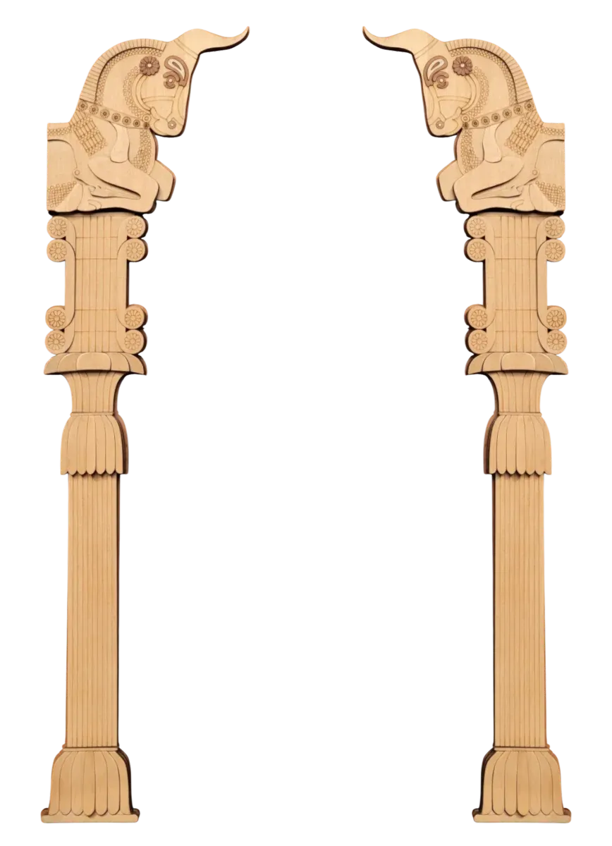 Persepolis Bull Pillars, view 2