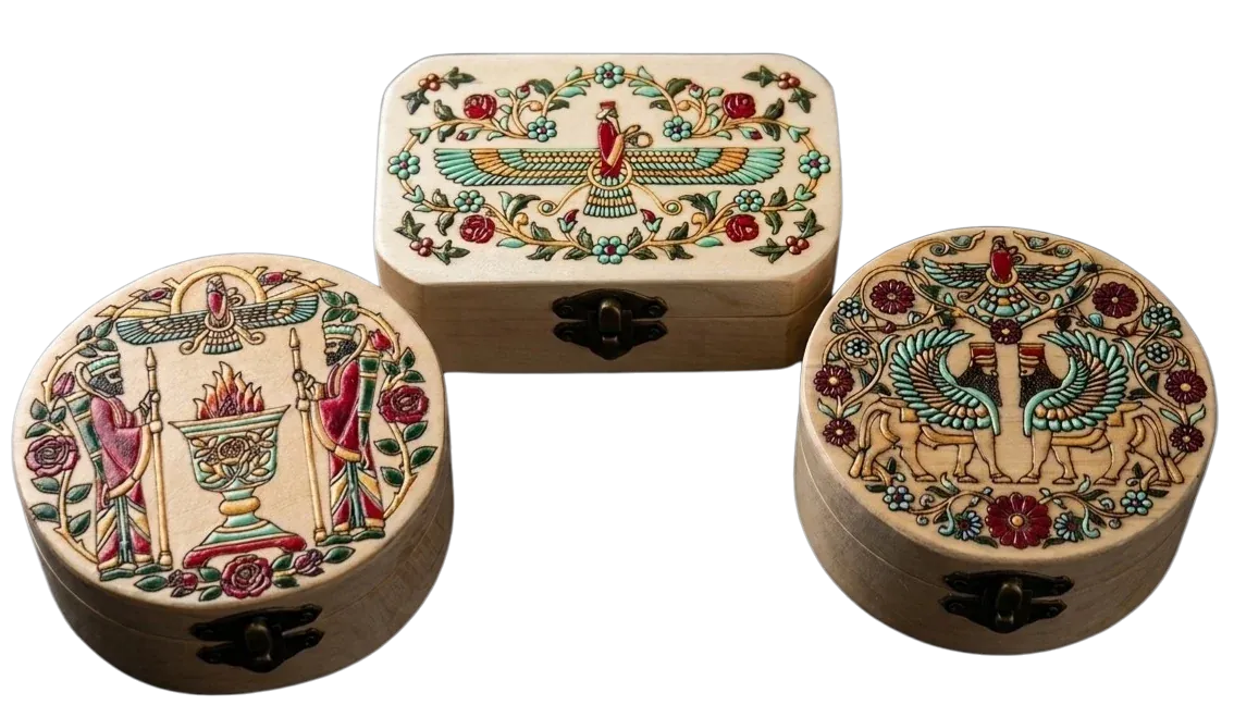 Coloured Resin Boxes