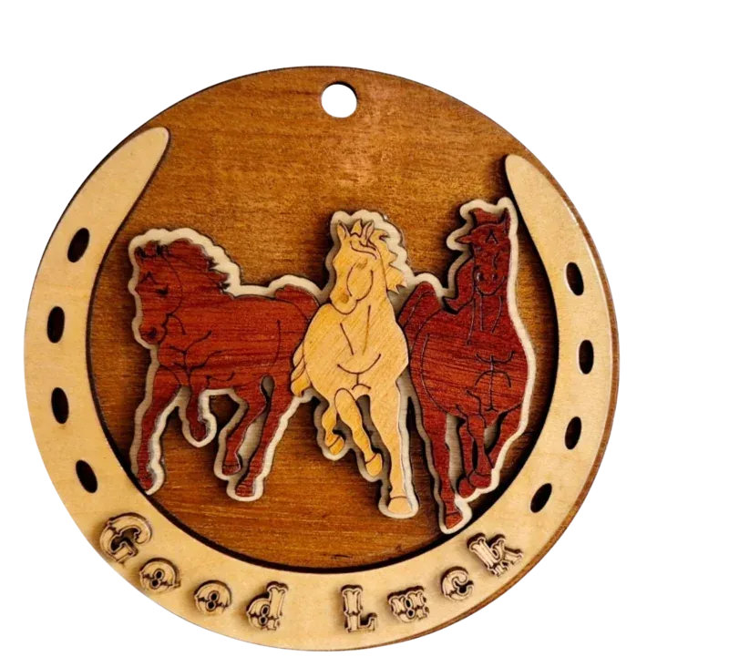 Galloping Horses Good Luck