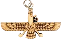 Flat Wood Farohar Pendant, view 6