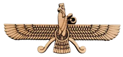Flat Wood Farohar Pendant